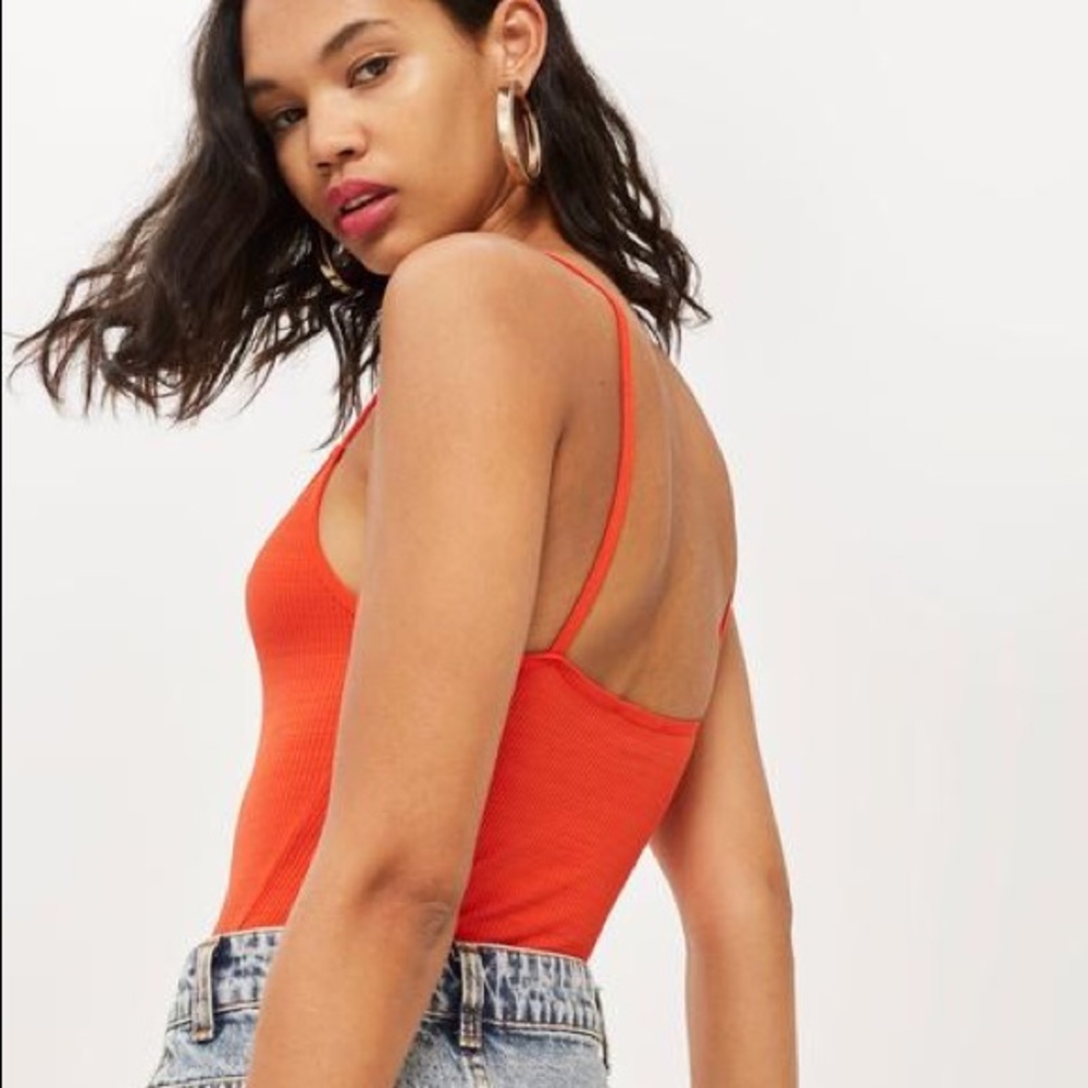 NWT topshop textured strappy bodysuit - Picture 6 of 6